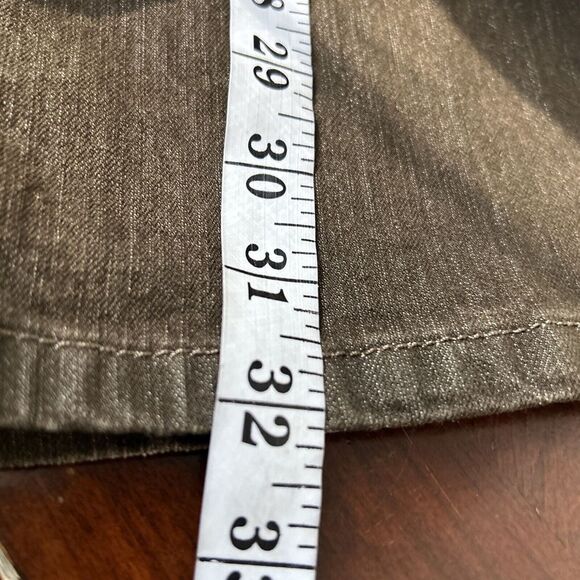 Gloria Vanderbilt Alana Bootcut Jeans Women's Size 12 Brown High‎ Rise 5-Pocket - Picture 9 of 10